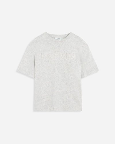 Tricko Lanvin Klasické Lanvin Embossed T Shirts Panske Siva | SK62834