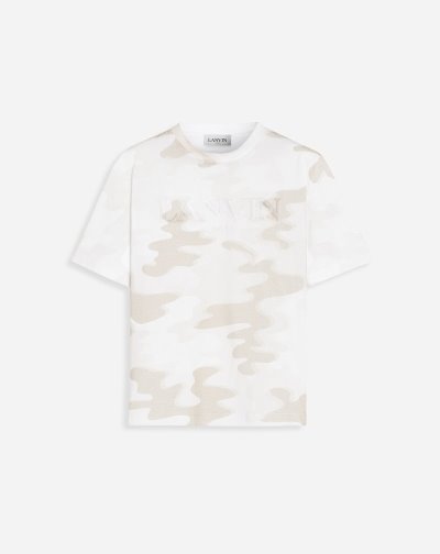 Tricko Lanvin Klasické T Shirts With Camouflage Print Panske Béžové | SK44816