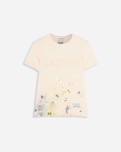 Tricko Lanvin Kratke Sleeve Embroidered T Shirts Damske Viacfarebný | SK83666