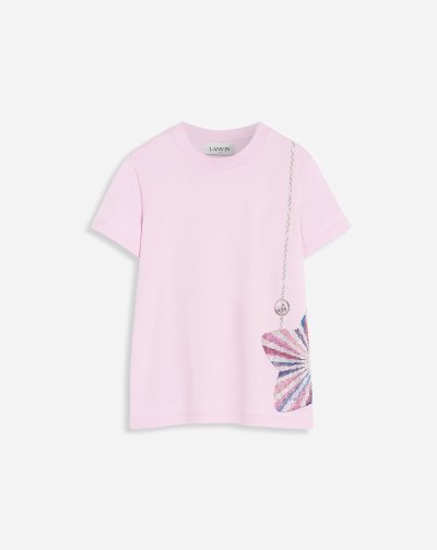 Tricko Lanvin Star X Judith Leiber T Shirts Damske Ruzove | SK01946